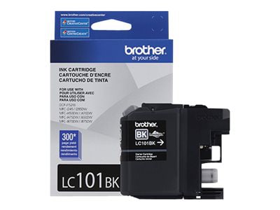 Brother LC101BK - black - original - ink cartridge