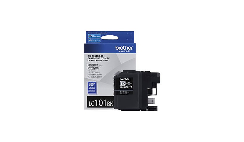 Brother LC101BK - black - original - ink cartridge