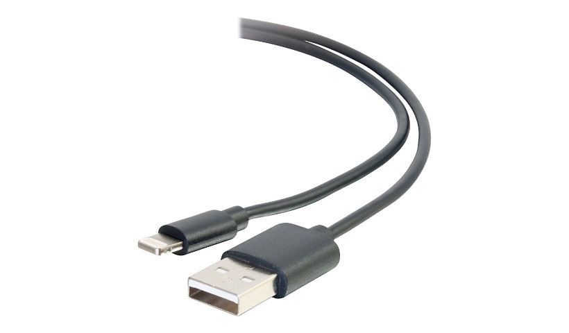 C2G 1m USB A to Lightning Cable - Charging Cable - iPhone Cable - 3ft Black - Lightning cable - Lightning / USB - 1 m