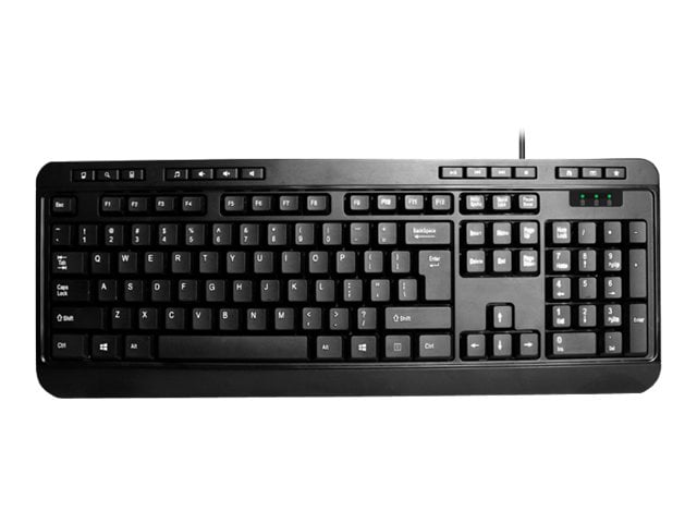 Adesso Spill-Resistant Multimedia Desktop Keyboard (USB)