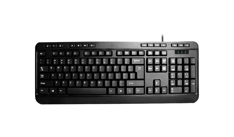 Adesso Multimedia Desktop AKB-132UB - keyboard - QWERTY - US