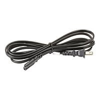 Black Box 6ft 18AWG 2-Wire Non-Polarized Power Cord NEMA 1-15P to IEC320 C7