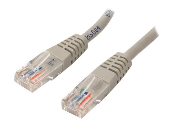 StarTech.com Cat5e Ethernet Cable 20 ft Gray - Cat 5e Molded Patch Cable