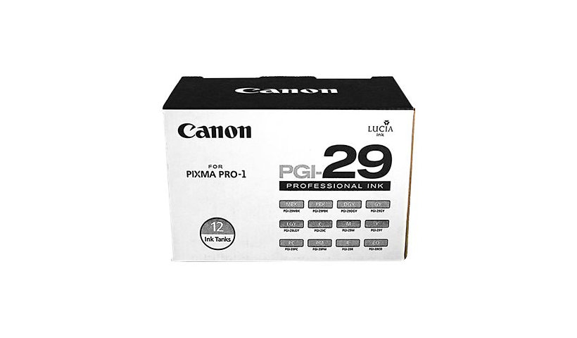 Canon PGI-29 12-color Ink Tank Set