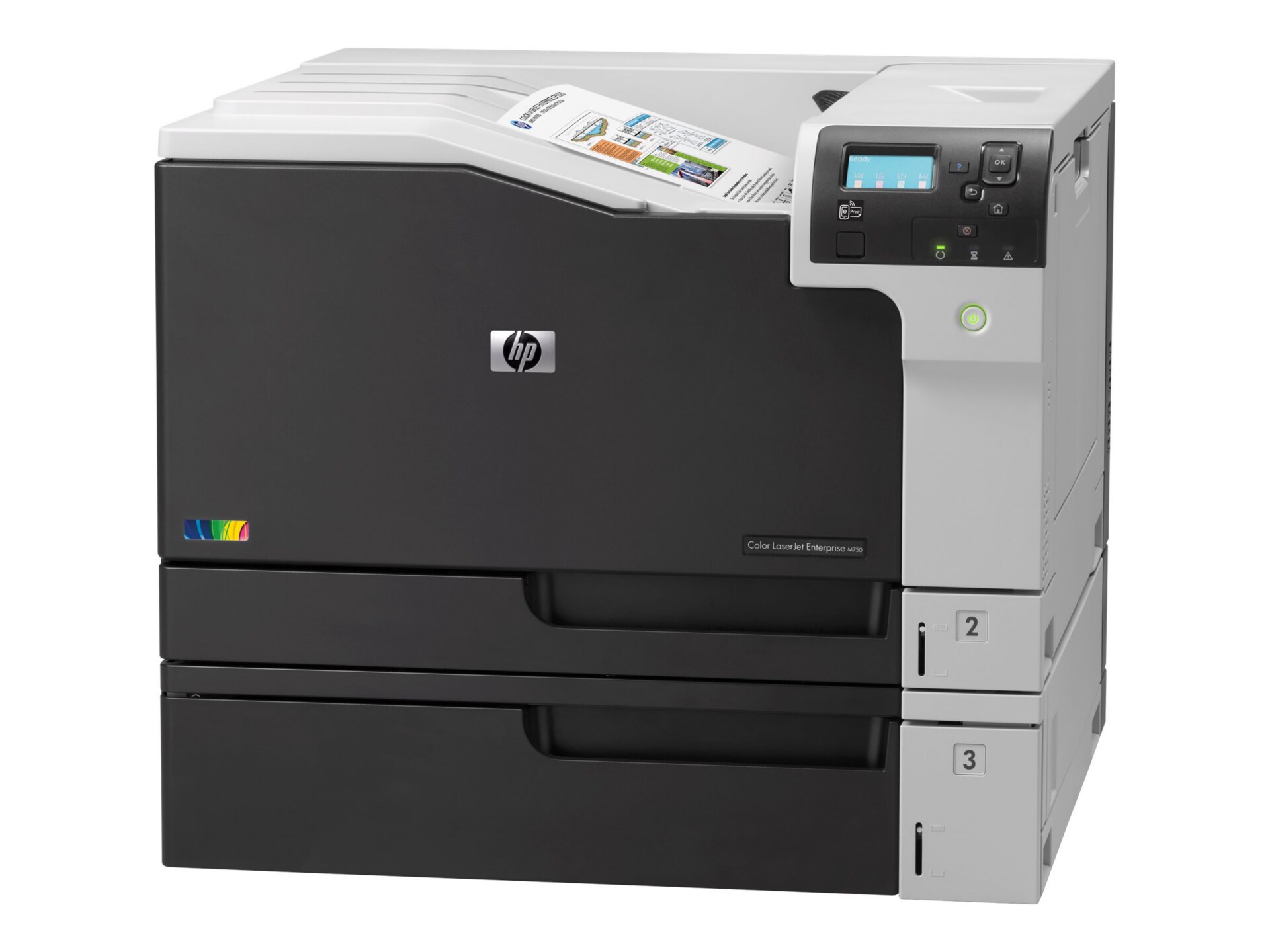 HP LaserJet Enterprise M750dn 30 ppm Color Laser Printer