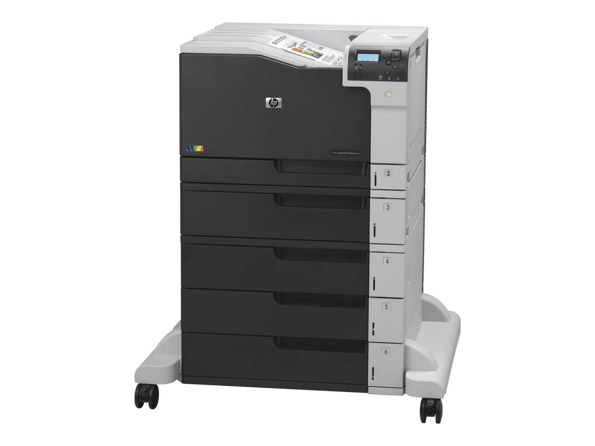 HP Color LaserJet Enterprise M750xh 30 ppm Color Laser Printer