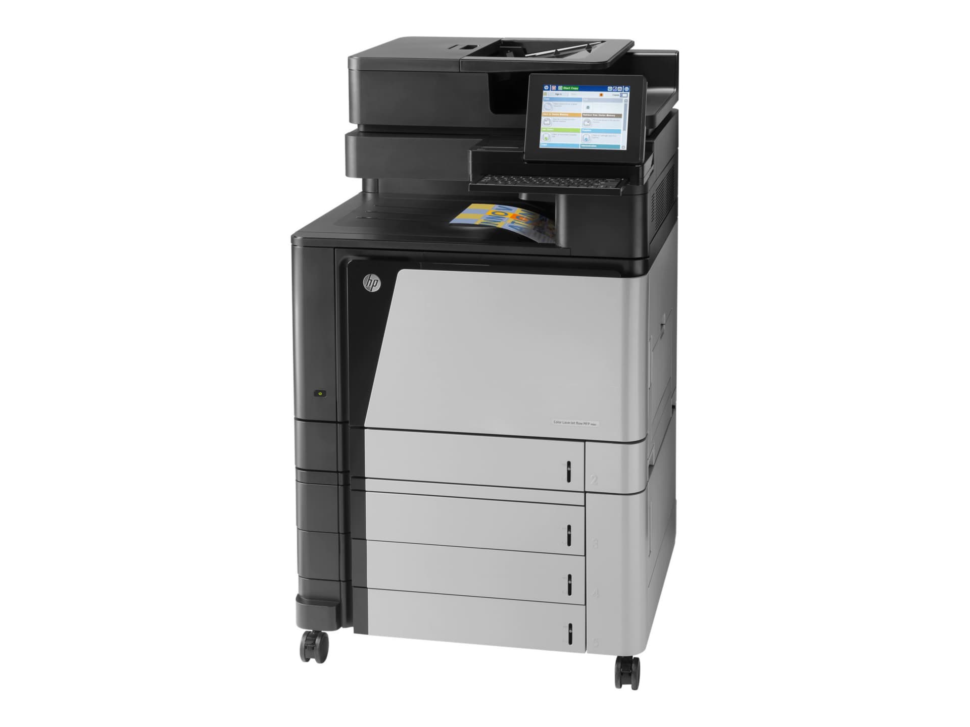 HP LaserJet M880Z Laser Multifunction Printer-Color-Copier/Fax/Scanner-46 ppm Mono/46 ppm Color Print-1200x1200