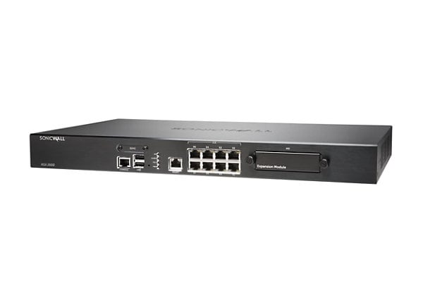SonicWall NSA 2600 - security appliance - with 2 years SonicWALL Comprehensive Gateway Security Suite
