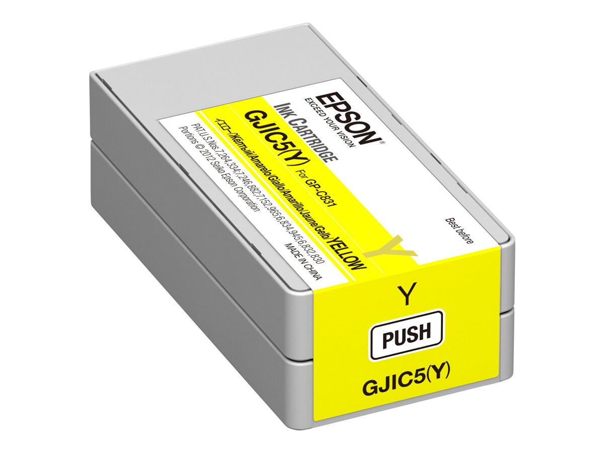 Epson GJIC5(Y) - yellow - original - ink cartridge