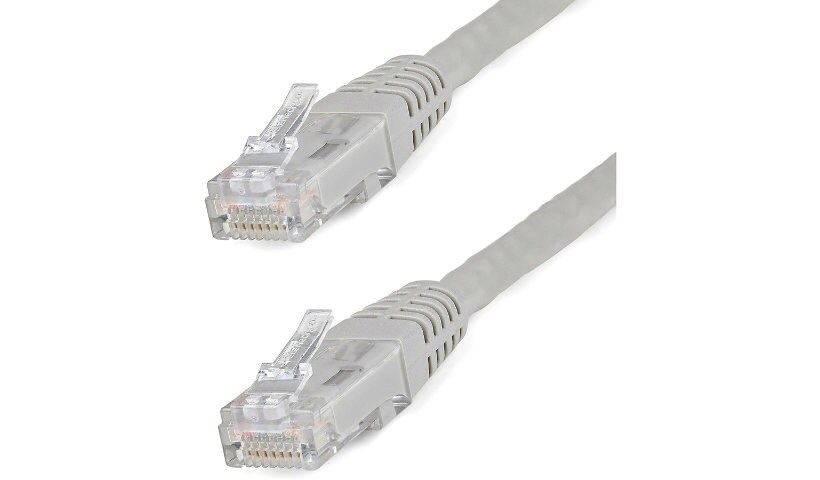 StarTech.com 2ft CAT6 Ethernet Cable - Gray Molded Gigabit - 100W PoE UTP 650MHz - Category 6 Patch Cord UL Certified