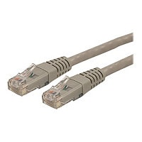 StarTech.com CAT6 Ethernet Cable 3' Gray 650MHz Molded Patch Cord PoE++