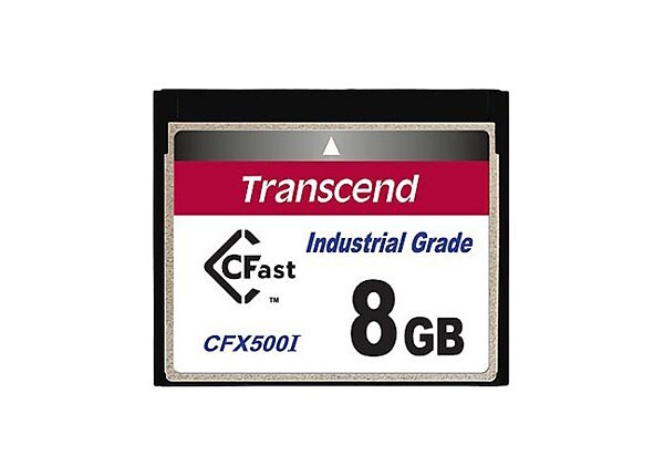 Transcend CFast CFX500I Industrial Grade - flash memory card - 8 GB - CFast
