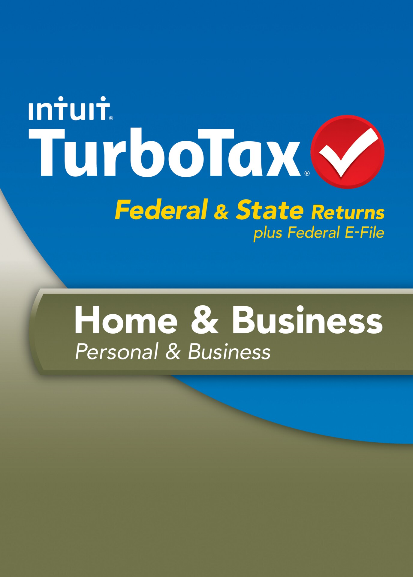 INTUIT TURBOTAX HOME&BUS W/STATE