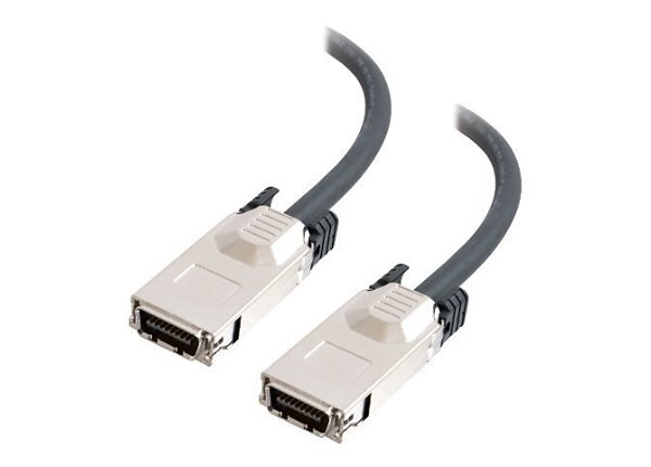 C2G 10Gb-CX4 Latching Cable - Ethernet 10GBase-CX4 cable - 0.5 m - black