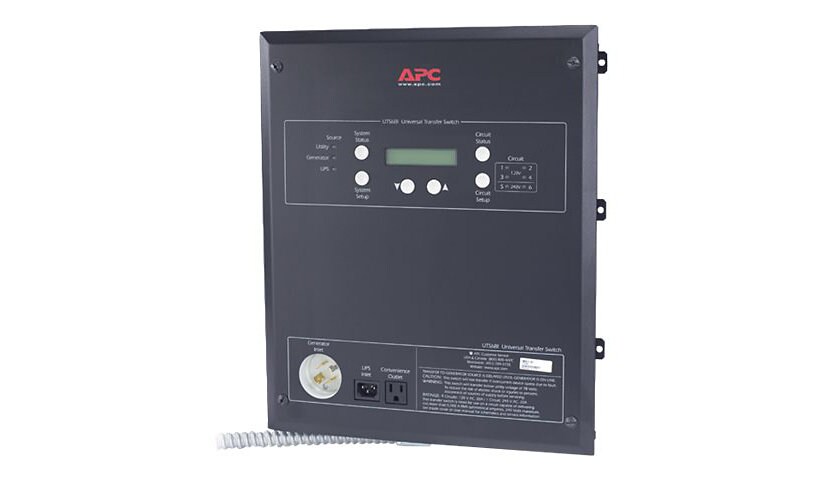 APC Universal Transfer Switch 6-Circuit - bypass switch