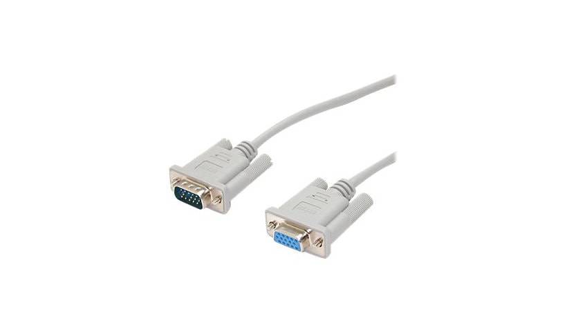 StarTech.com 15 ft VGA Monitor Extension Cable - HD15 M/F - Supports resolu