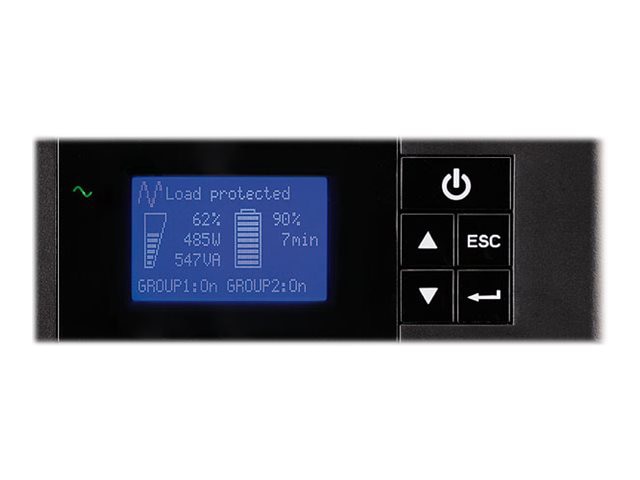 Thumbnail 6 of 9 for Eaton 5P 850VA 600W 230V Line-Interactive UPS C14 Input 4 C13 Outlets True Sine Wave Cybersecure Network Card Option 1U