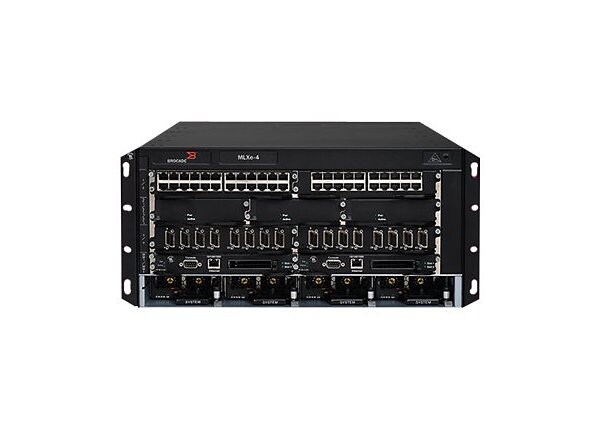 Brocade MLX Series MLXe-4 - router - rack-mountable