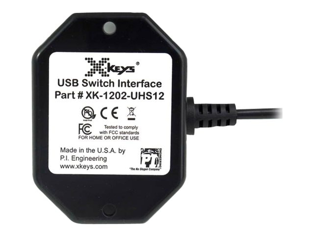 P.I. Engineering X-keys XK-12 USB Switch Interface - assistive switch interface - USB