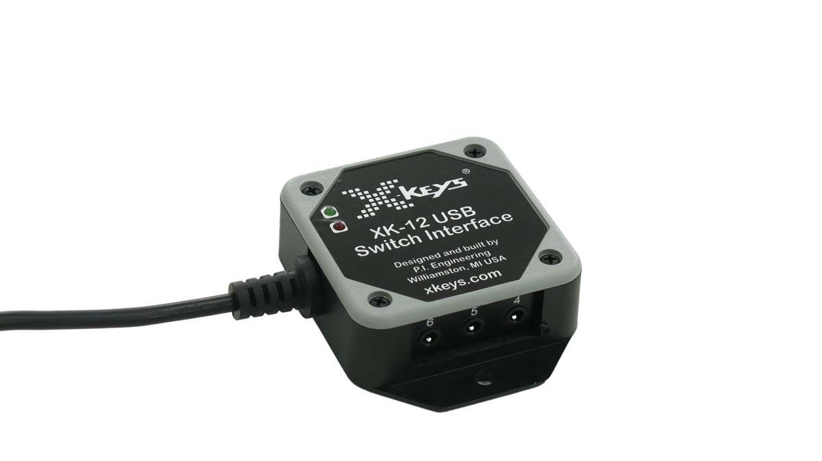 Thumbnail 3 of 5 for P.I. Engineering X-keys XK-12 USB Switch Interface - assistive switch interface - USB