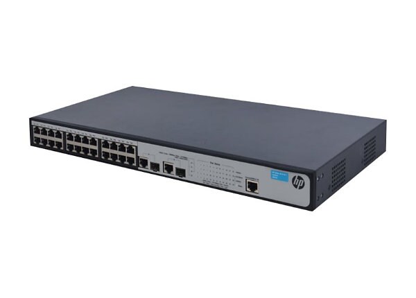 HPE 1910-24-PoE+ Switch - switch - 24 ports - managed - rack-mountable