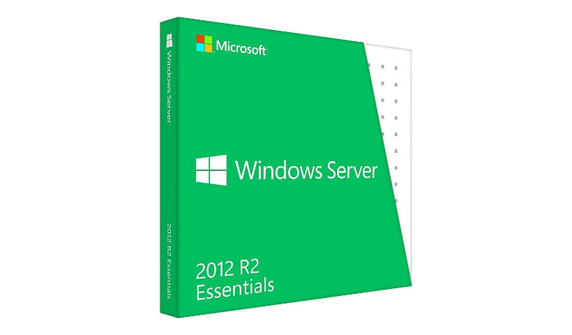 Microsoft Windows Server 2012 R2 Essentials - box pack - 1 server (1-2 CPU), up to 25 users