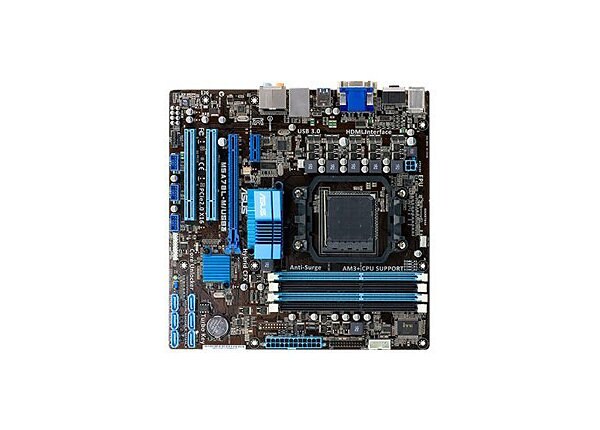 ASUS M5A78L-M/USB3 - motherboard - micro ATX - Socket AM3+ - AMD 760G