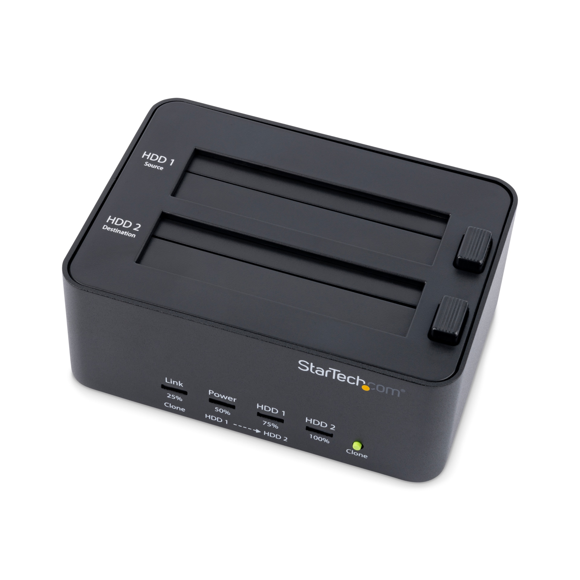 StarTech.com Dual Bay Hard Drive / Eraser, SATA HDD/SSD Cloner - SATDOCK2REU3 - -