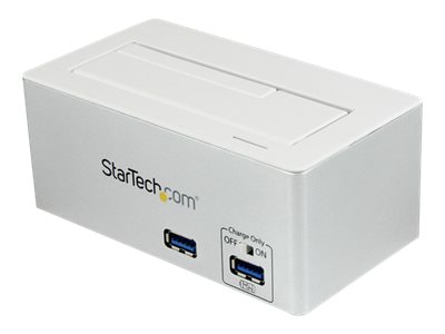 StarTech.com USB 3.0 SATA HDD Docking Station w/ Fast Charge USB Hub & UASP