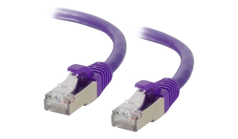 C2G 10ft Cat6 Ethernet Cable - Snagless Shielded (STP) - Purple - patch cable - 3.05 m - purple