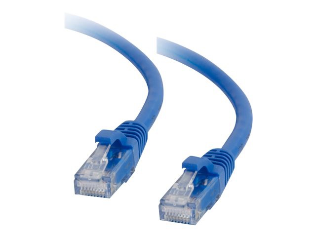 C2G 6in Cat5e Ethernet Cable - Snagless Unshielded (UTP) - Blue - patch cable - 15.2 cm - blue