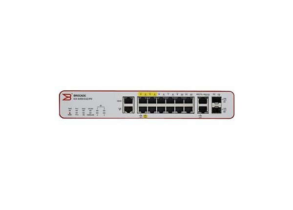 Ruckus ICX 6450-C12-PD - switch - 12 ports - managed