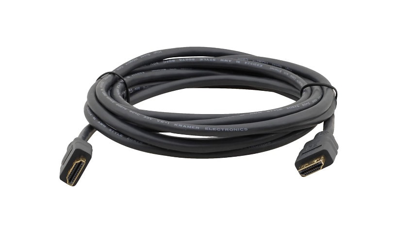 Kramer C-MHM/MHM Series C-MHM/MHM-6 - HDMI cable with Ethernet - 6 ft