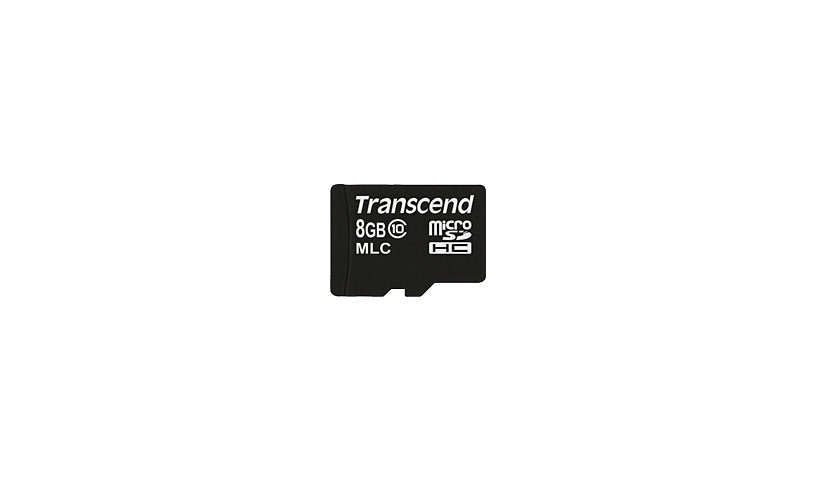 Transcend - flash memory card - 8 GB - microSD