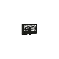 Transcend - flash memory card - 8 GB - microSD