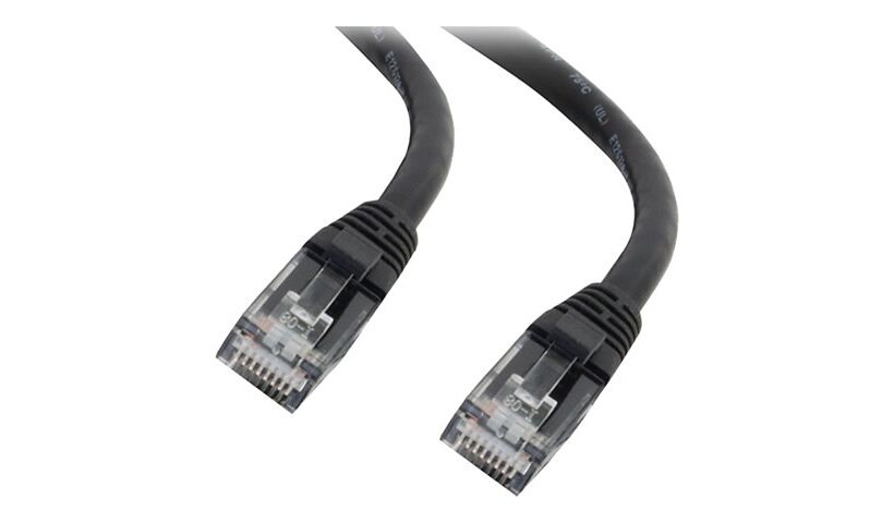 C2G 6in Cat6 Ethernet Cable - Snagless Unshielded (UTP) - Black - cordon de raccordement - 15.2 cm - noir
