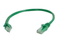 C2G 6in Cat6 Ethernet Cable - Snagless Unshielded (UTP) - Green - cordon de raccordement - 15.2 cm - vert