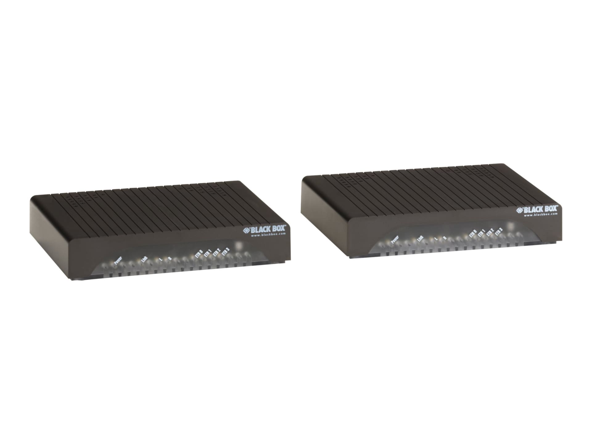 Black Box High-Speed Ethernet Extender Kit - short-haul modem - 10Mb LAN, 100Mb LAN - TAA Compliant