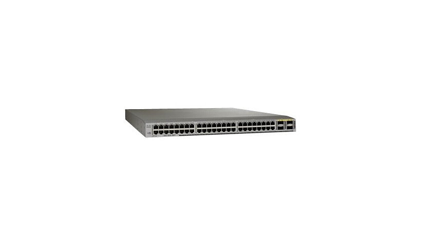 Cisco Nexus 3064-T Forward Airflow Base and LAN Enterprise License Bundle - switch - 64 ports - managed - rack-mountable