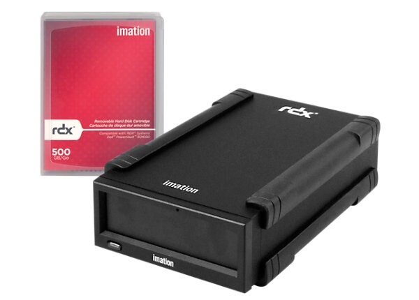 Imation External USB 3.0 RDX Dock with 500GB RDX Cartridge Starter Bundle