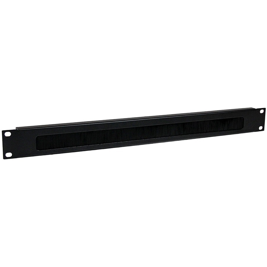 StarTech.com 1U High-density Brush Strip Cable Management Panel, Sturdy Ste