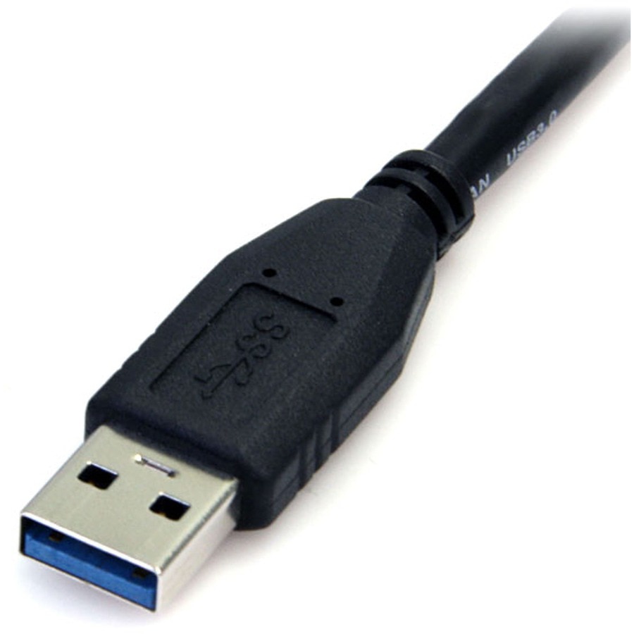 Thumbnail 4 of 4 for StarTech.com 0.5m (1.5ft) Black SuperSpeed USB 3.0 (5Gbps) Cable A to Micro B - USB 3.0 Micro B Cable