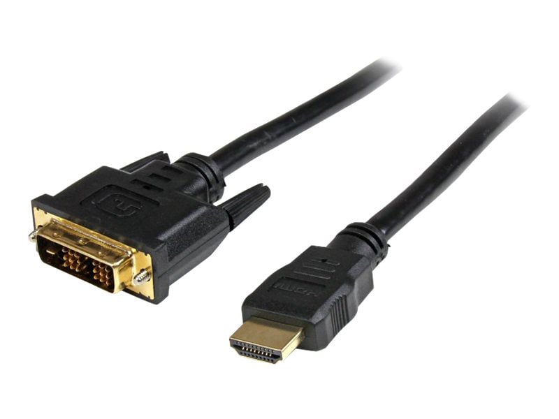 Fordi fleksibel Skuffelse StarTech.com 3' HDMI to DVI-D Cable - M/M - DVI to HDMI Adapter Cable -  HDDVIMM3 - Audio & Video Cables - CDW.com