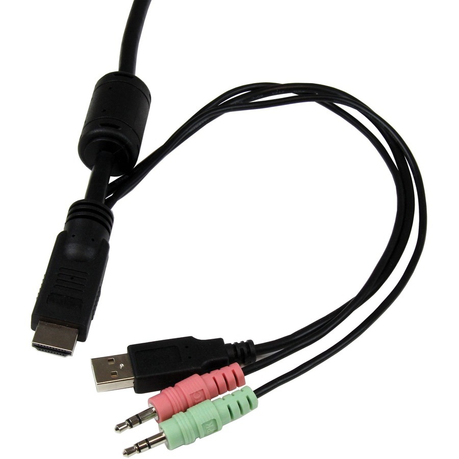 Thumbnail 6 of 6 for StarTech.com 2 Port USB HDMI Cable KVM Switch with Audio and Remote Switch - USB Powered KVM with HDMI - Dual Port HDMI