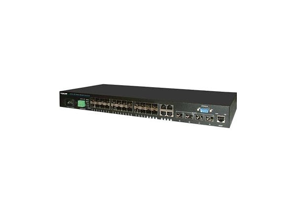 Black Box Fiber Switch Eco - switch - 28 ports - managed - rack-mountable