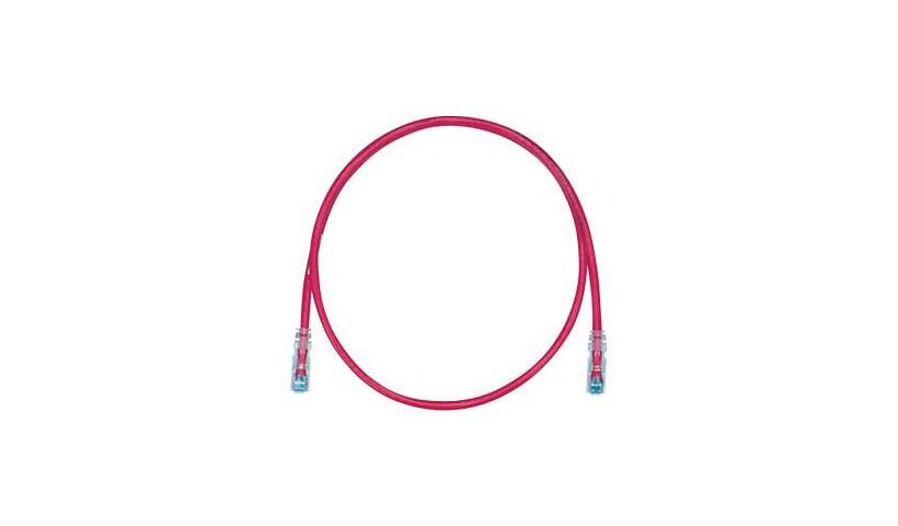 Panduit TX6 PLUS patch cable - 24 ft - red