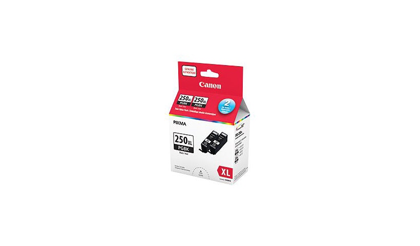 Canon PGI-250PGBK XL Twin Pack - 2-pack - High Capacity - black - original