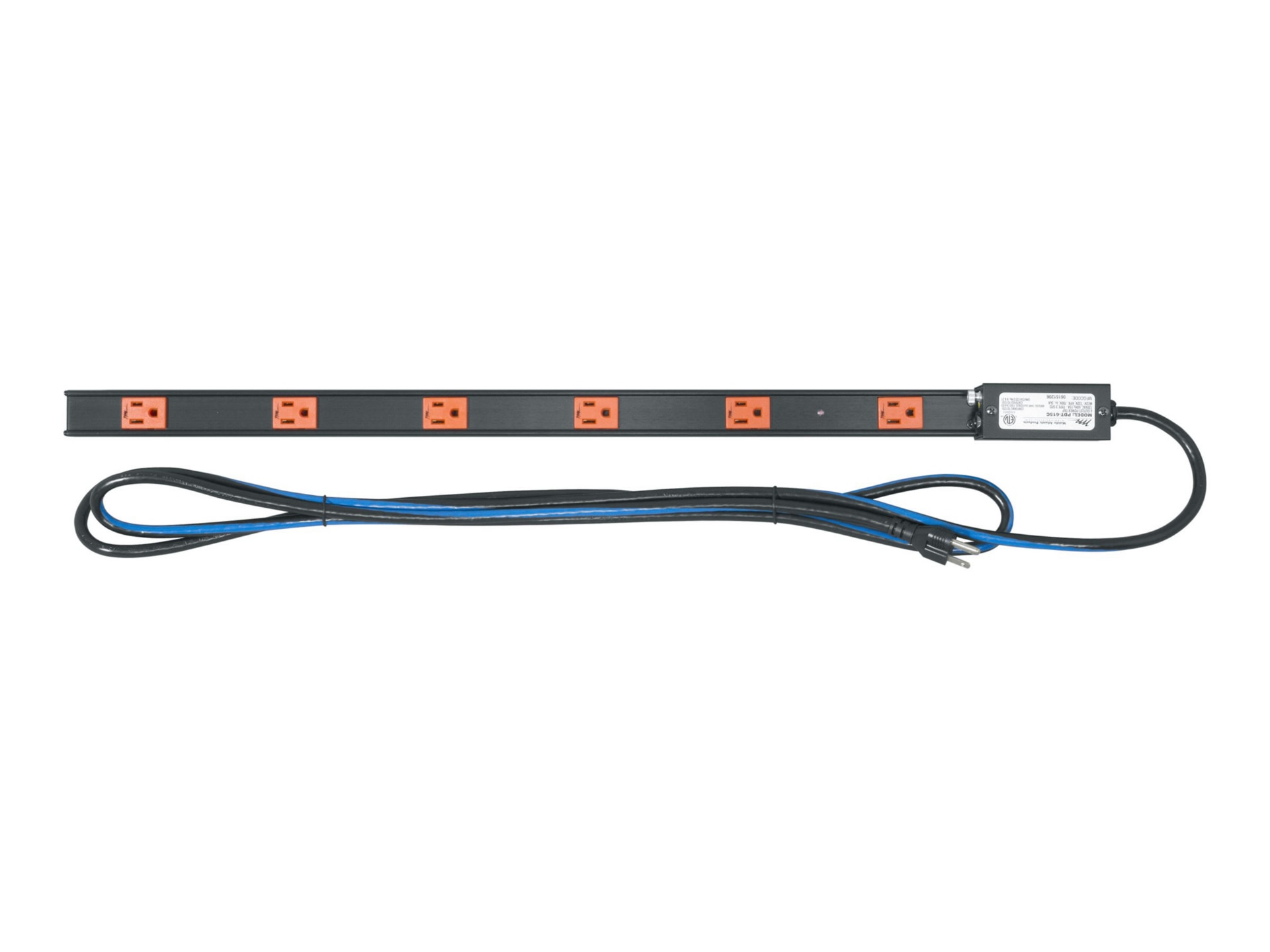 Middle Atlantic PDT Low Profile Vertical Power Strip - 15 Amp, 6 Outlet PDU