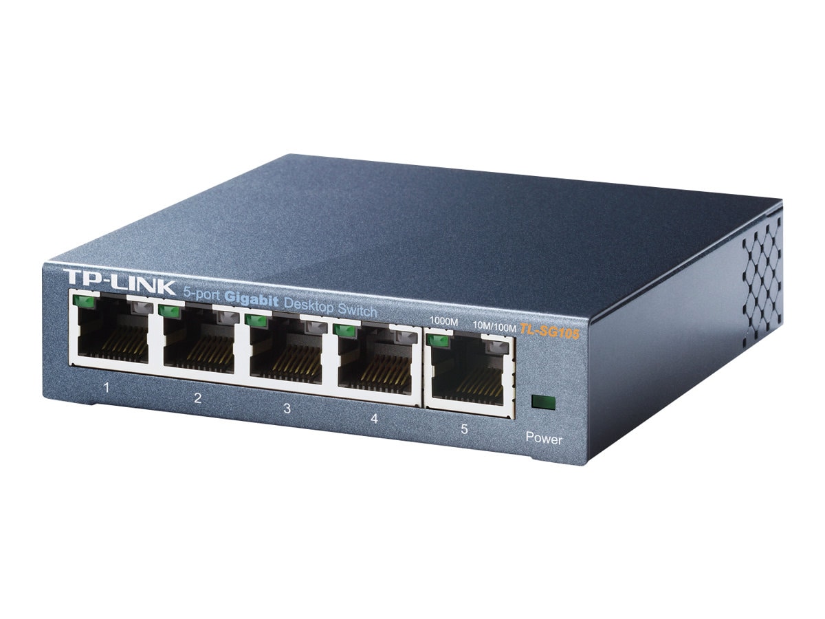 TP-LINK TL-SG105 - 5 Port Gigabit Unmanaged Ethernet Network Switch