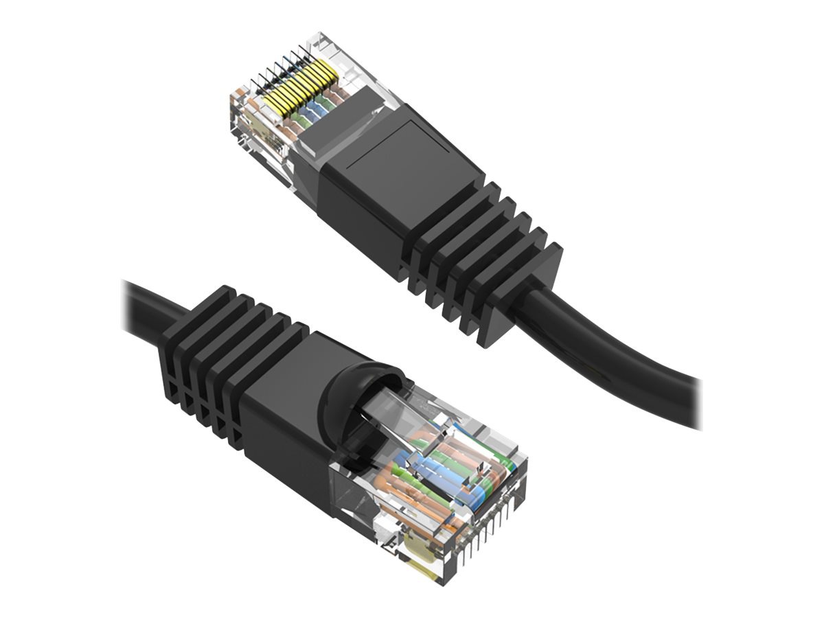 Axiom Cat6 550 MHz Snagless Patch Cable - cordon de raccordement - 3 m - noir